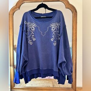 Free People Graphic Camden Pullover